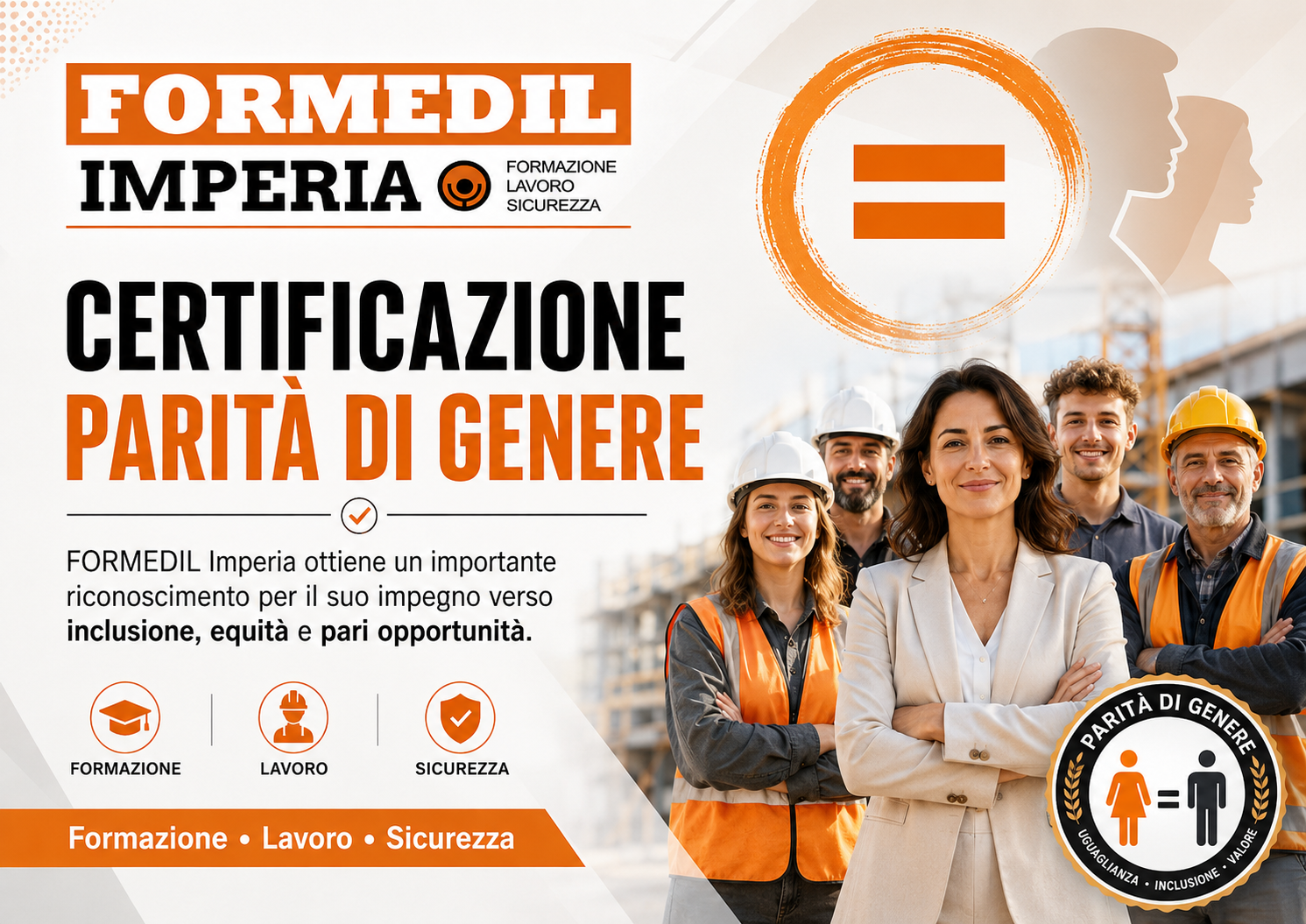 Certificazione Parità di Genere — Formedil Imperia