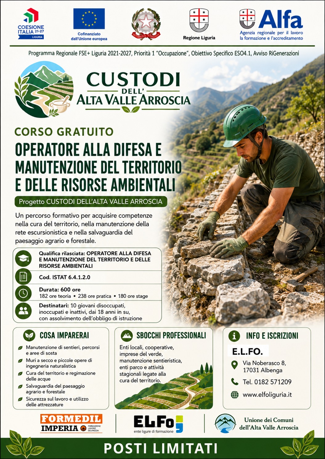 Operatore alla Difesa e Manutenzione del Territorio