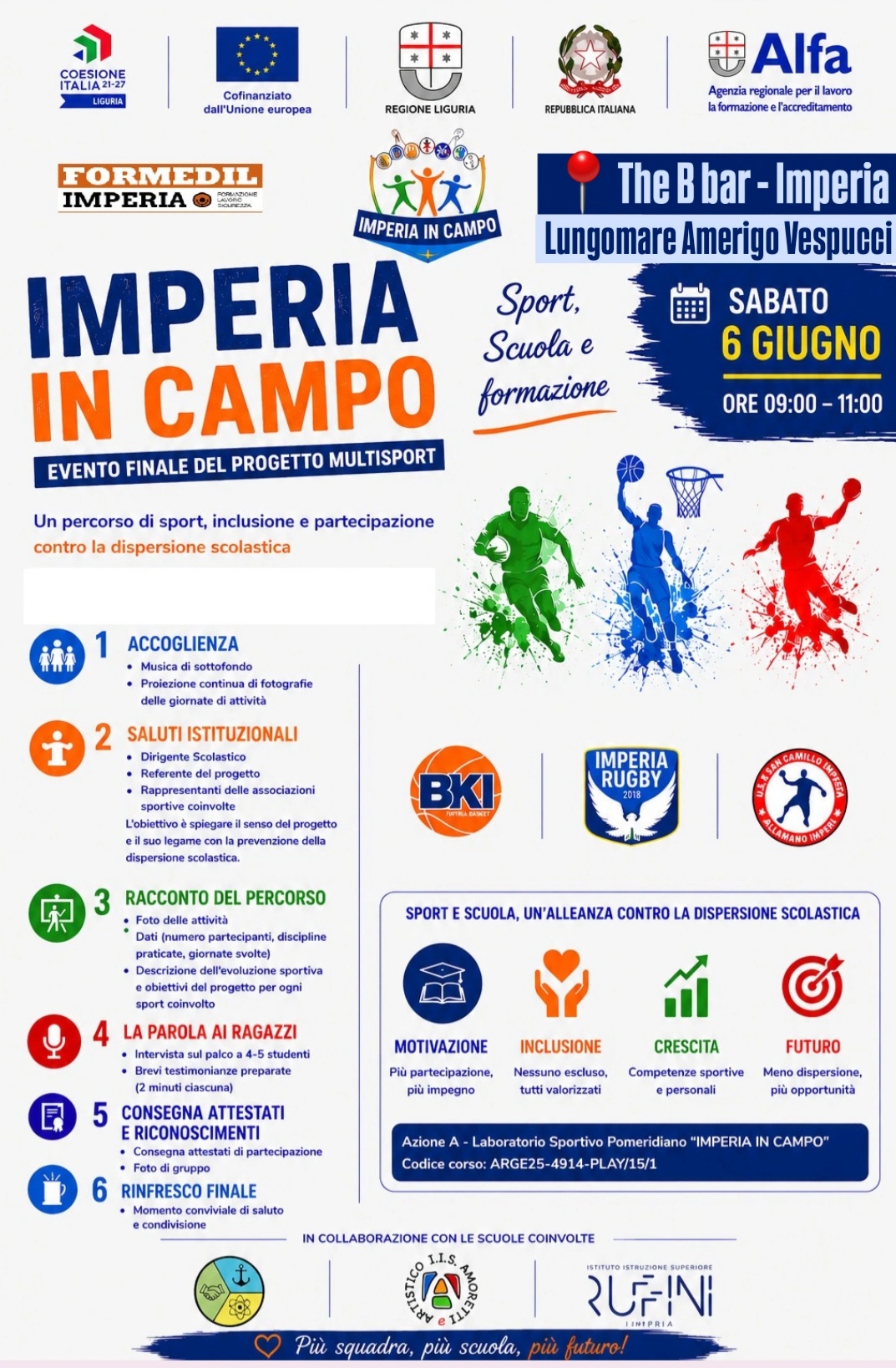 Imperia in Campo: evento finale del progetto Multisport