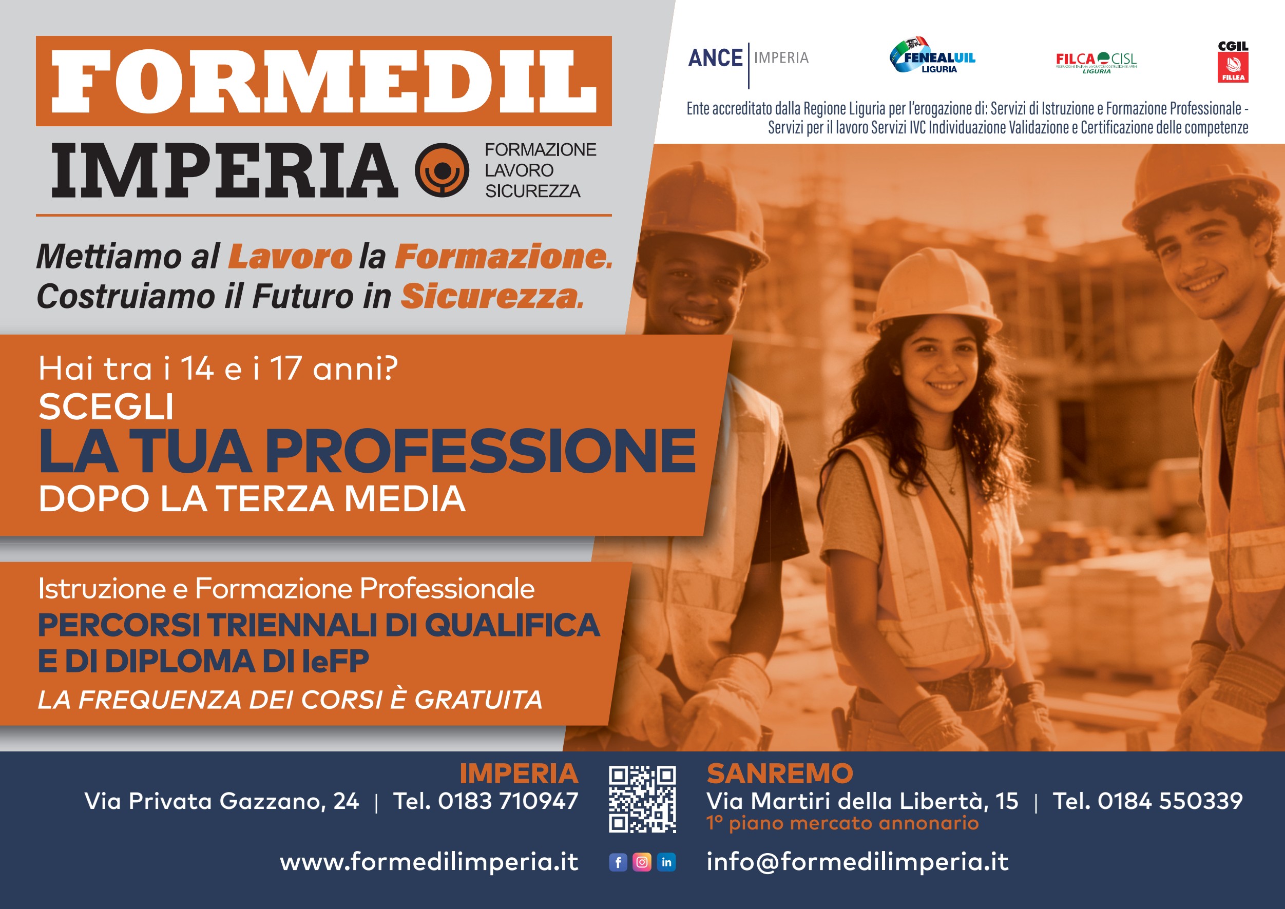 Percorso triennale operatore edile
